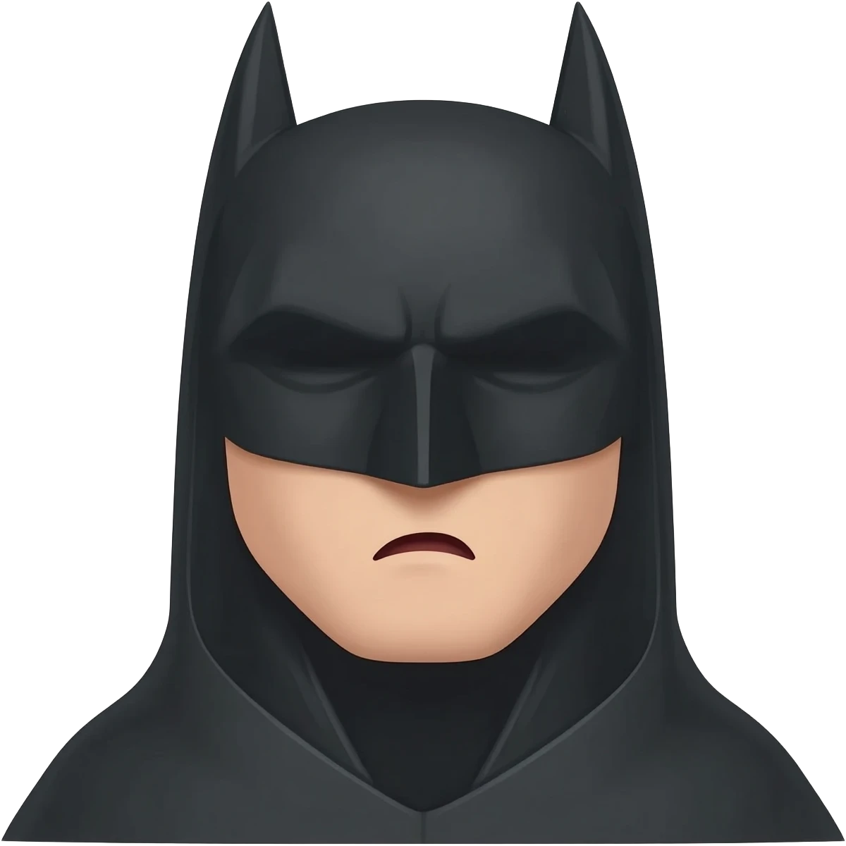 Batman with snoring emoji mixed emoji