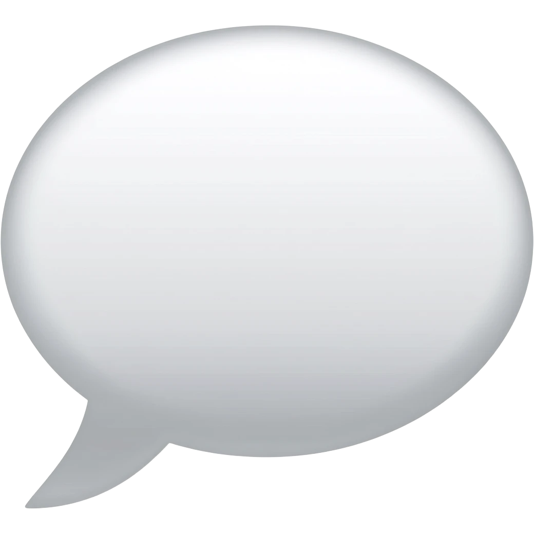 white messages
 emoji