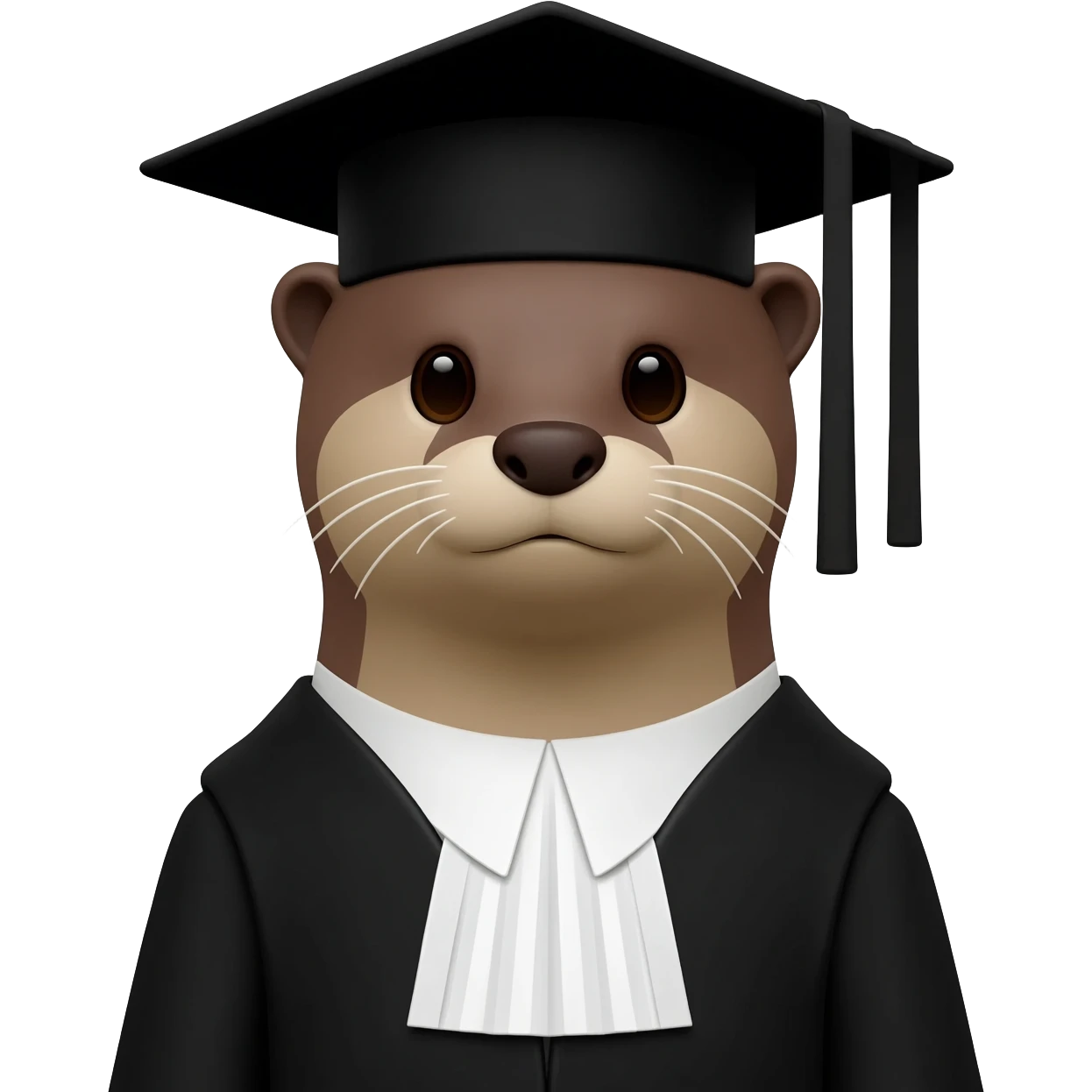otter head as a judge emoji