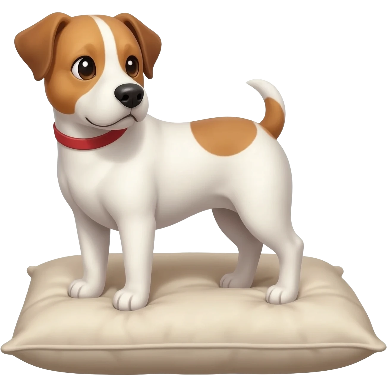 chien sur coussin emoji