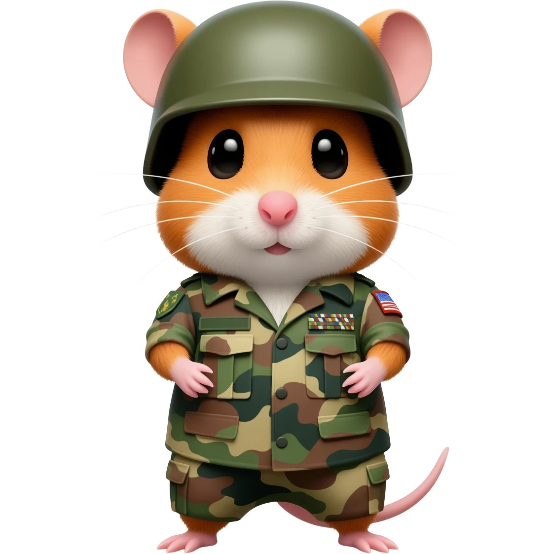 Хомʼяк воєнний emoji