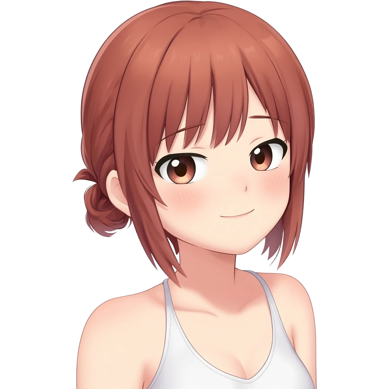 Anime girl pissing emoji