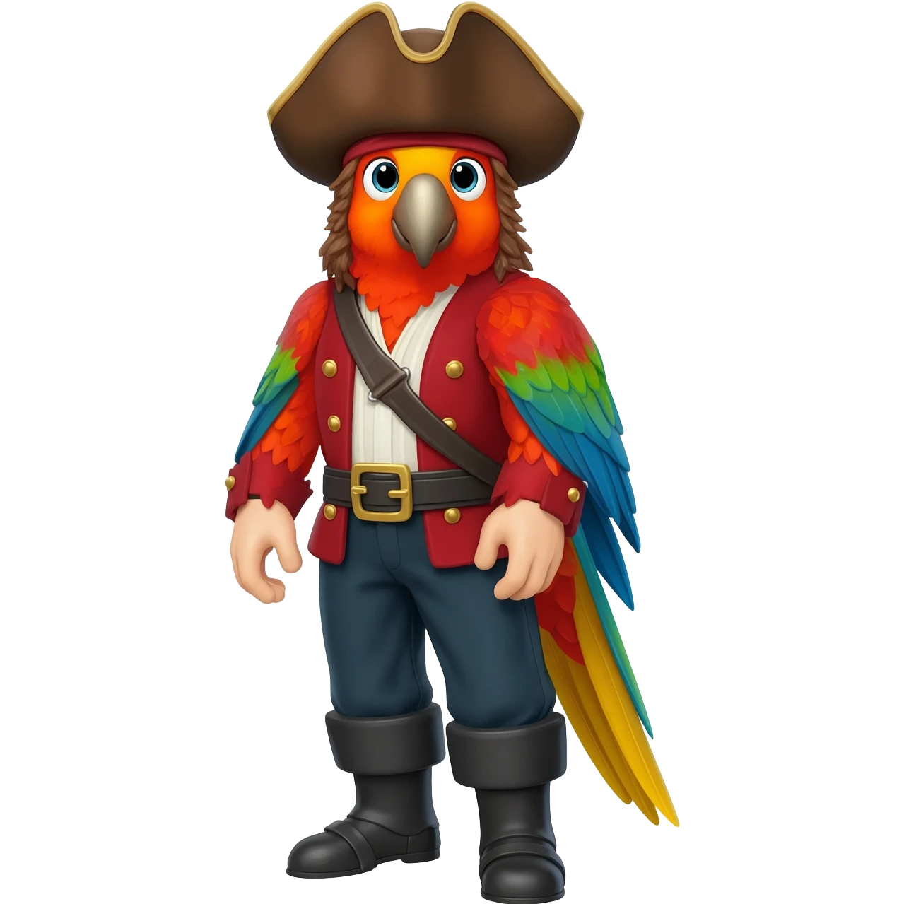 pirate and parrot emoji
