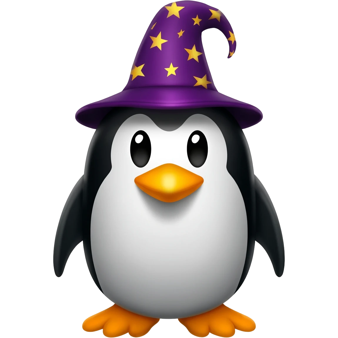 Penguin Wizard emoji