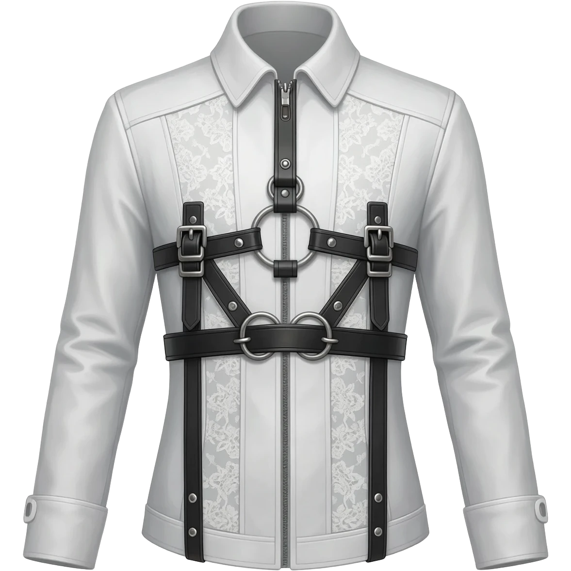 white bondage jacket more bondage emoji