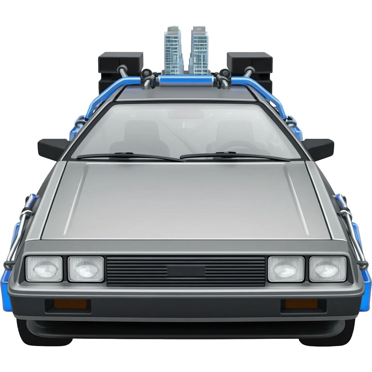 DeLorean Time Machine from Back to the Future emoji