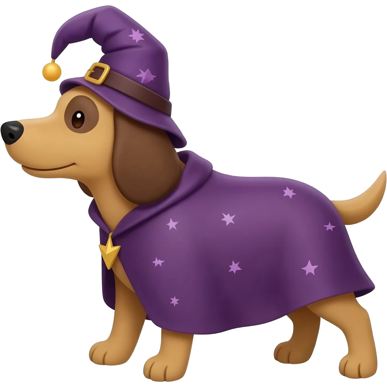 Dog wizard emoji