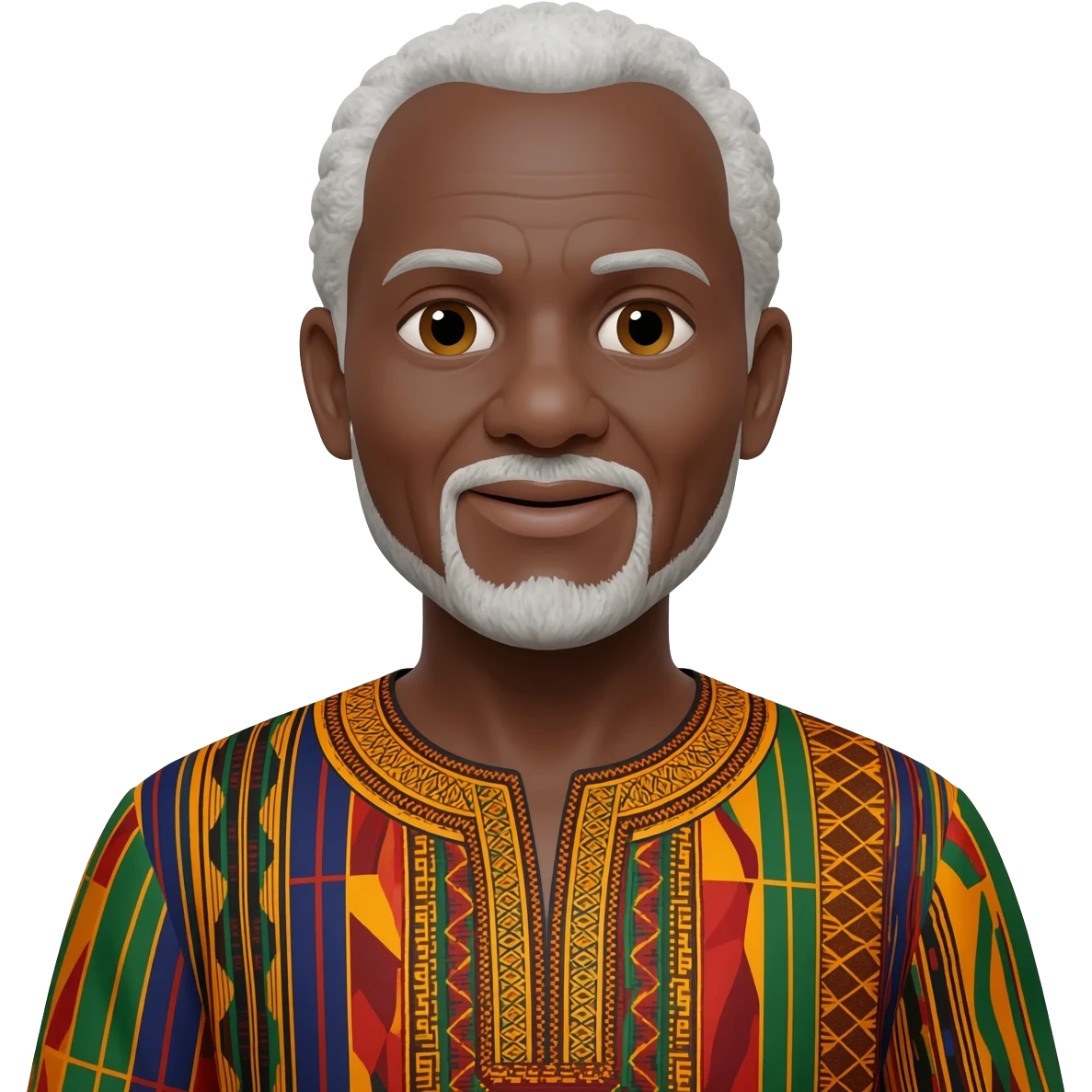 old african dad with african outfit emoji