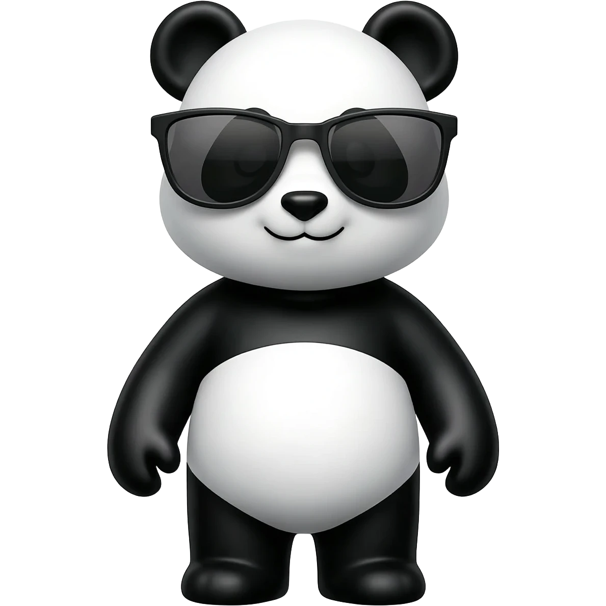 Panda with sunglasess emoji