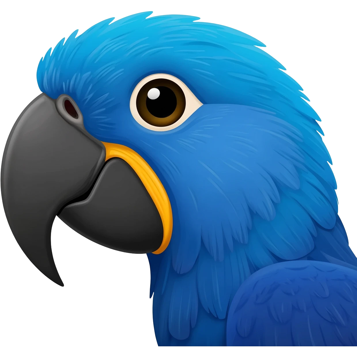 um emoji de arara azul bem bonito emoji