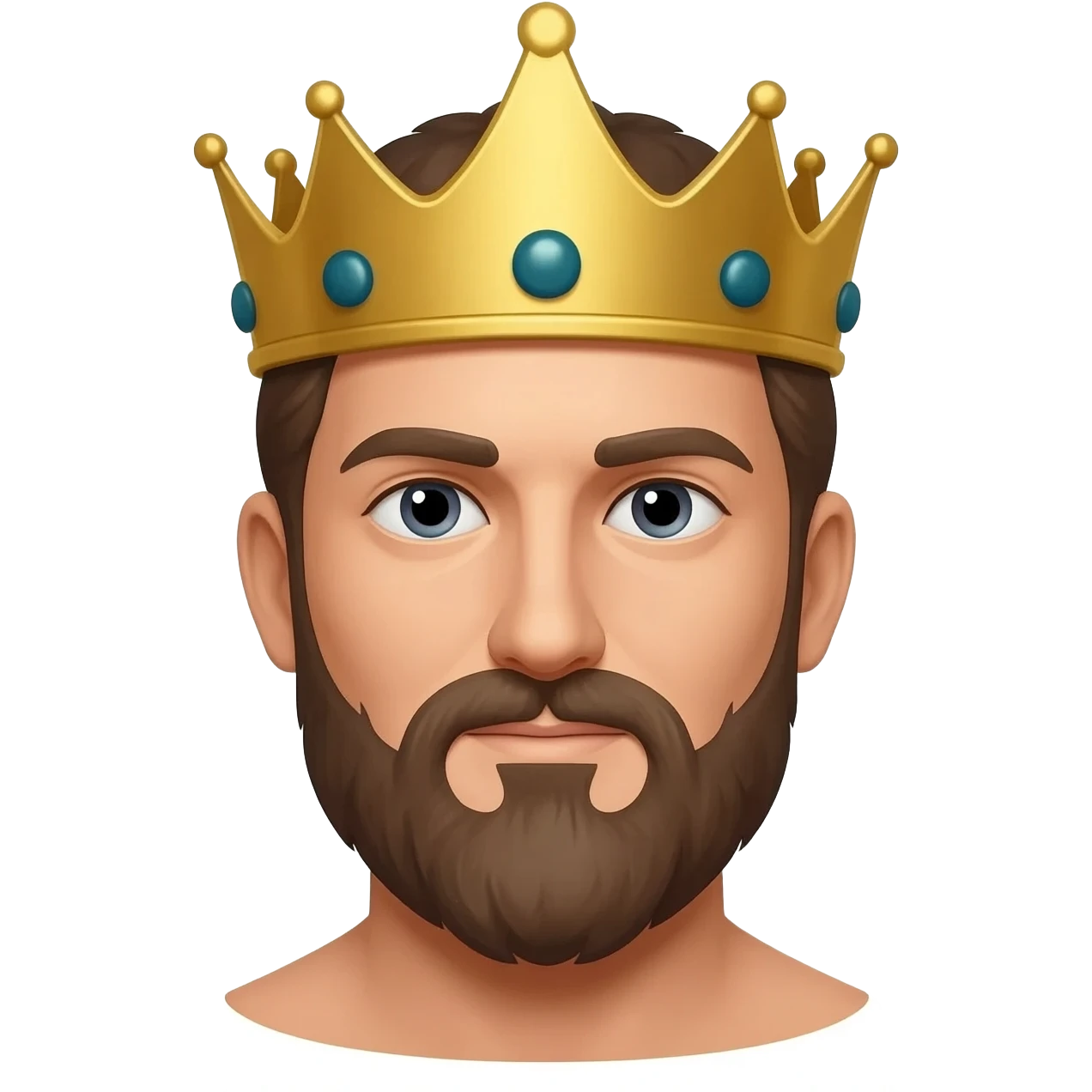 Alexander great with crown emoji