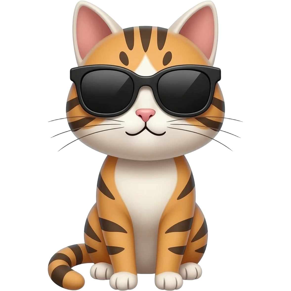 Cat wearing sunglasses emoji