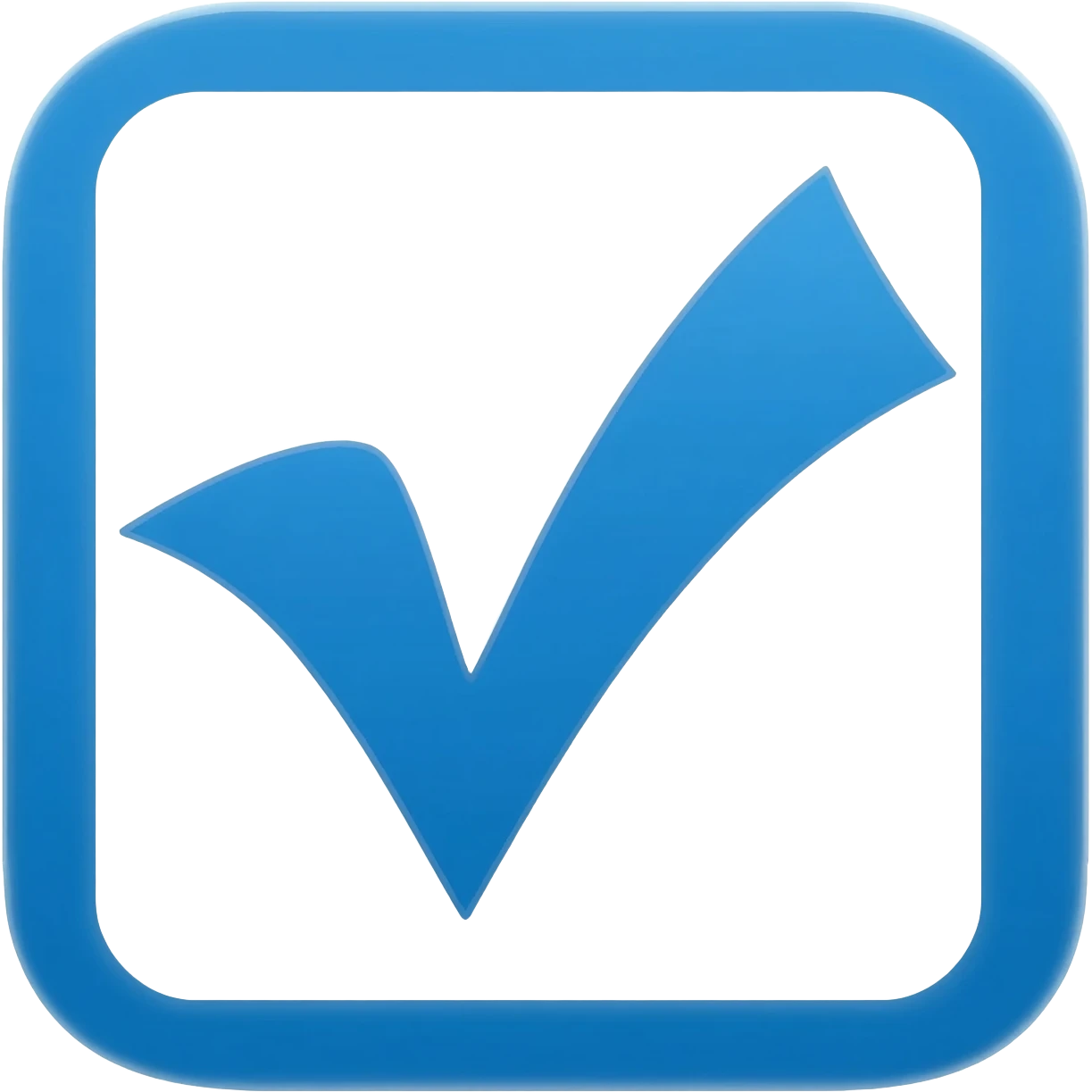 A blue tick verification emoji