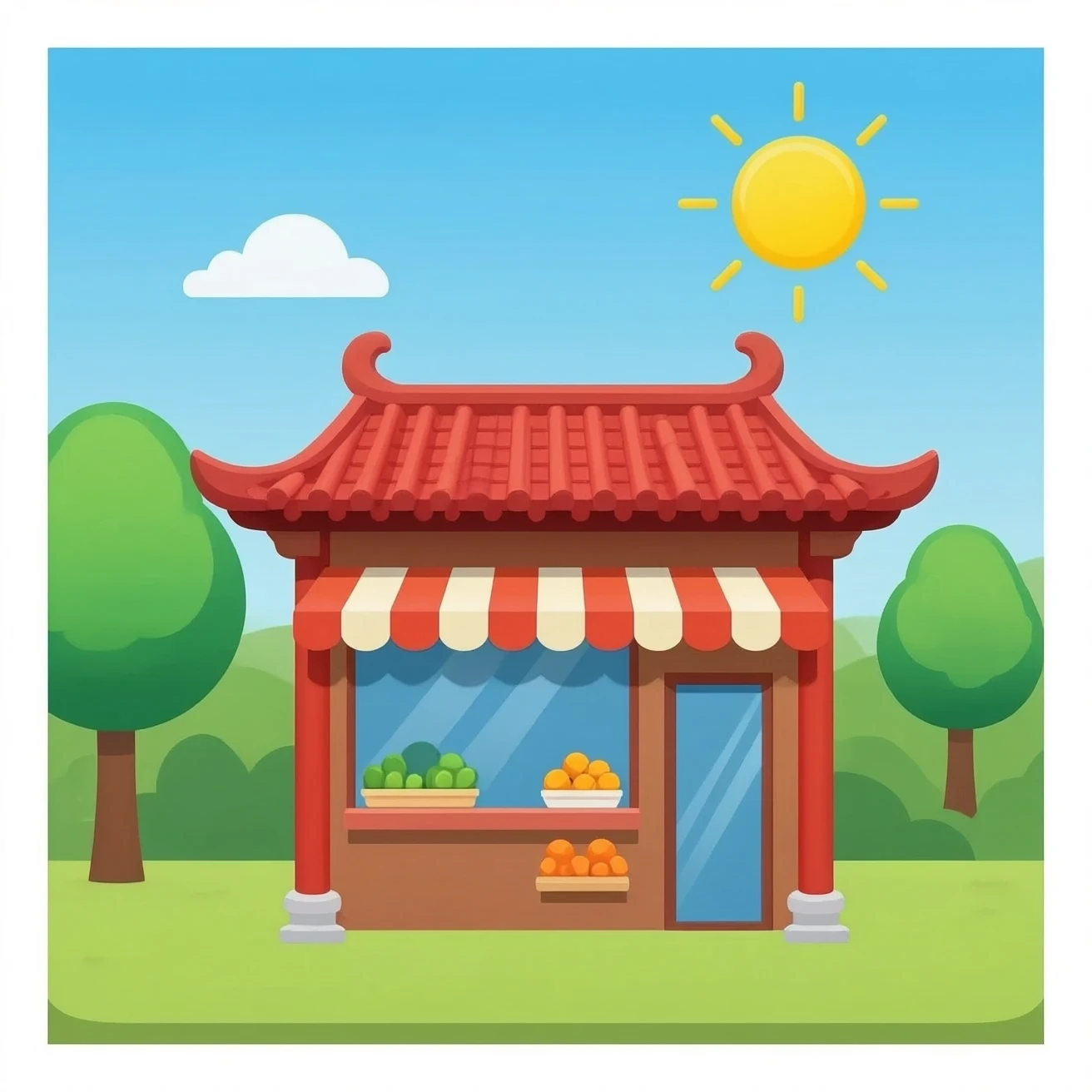 Chinese Market Store emoji