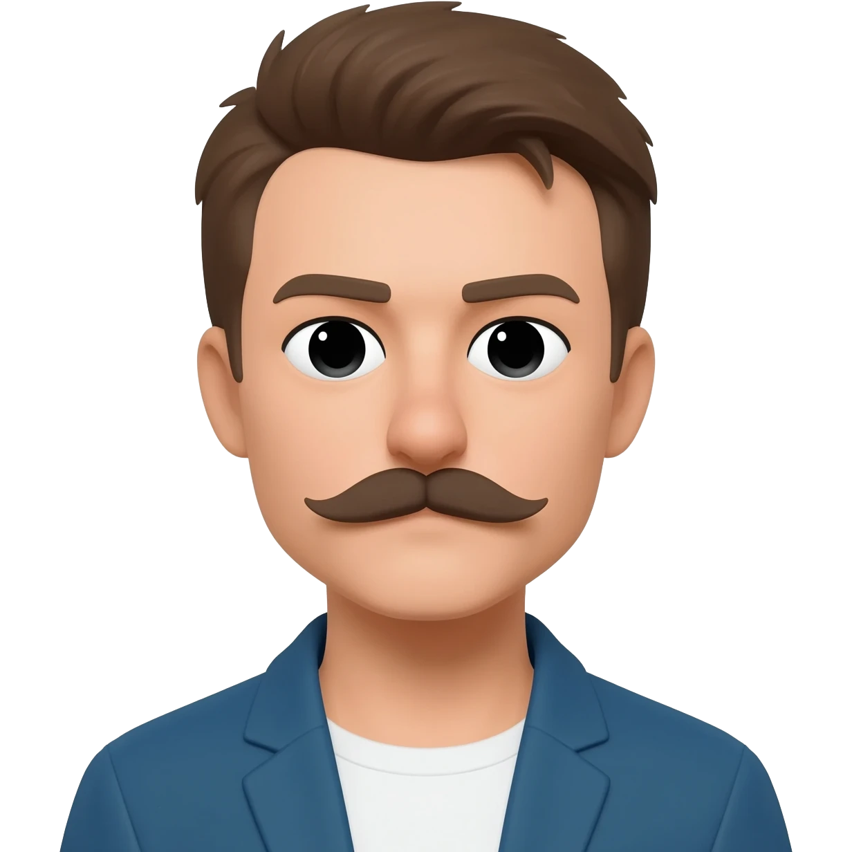 Smaller mustache emoji