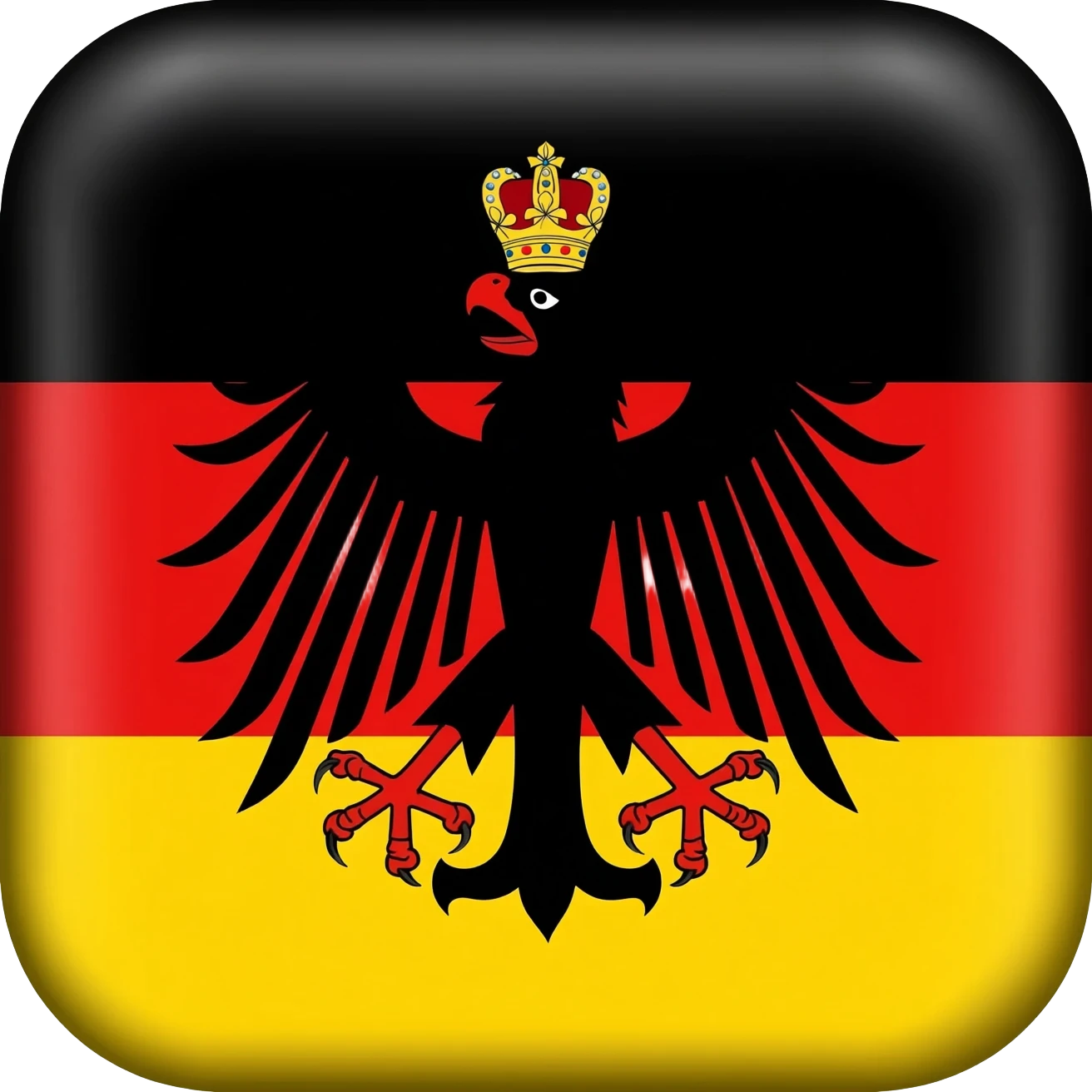The emoji flag of the German Empire emoji