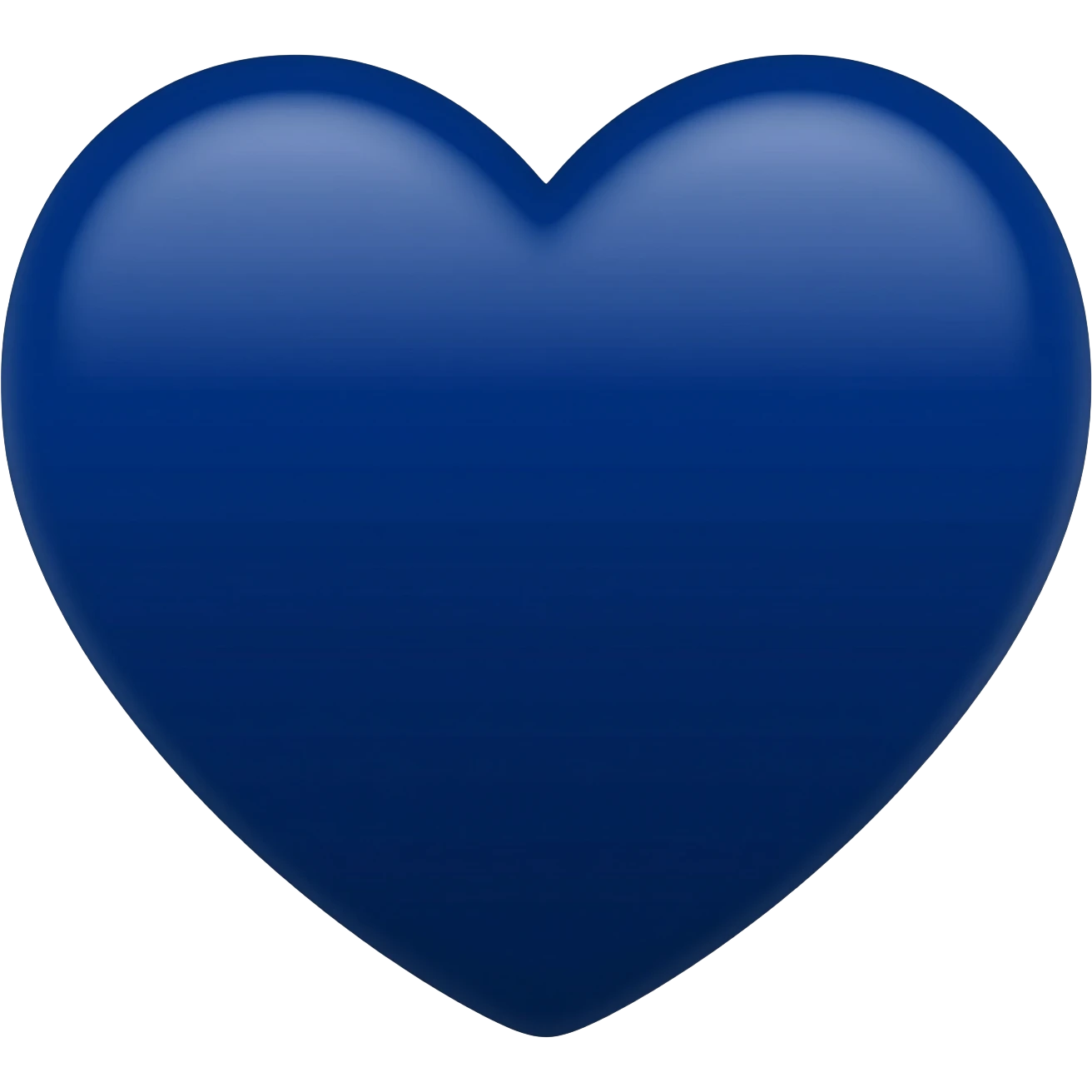 Navy blue neart emoji