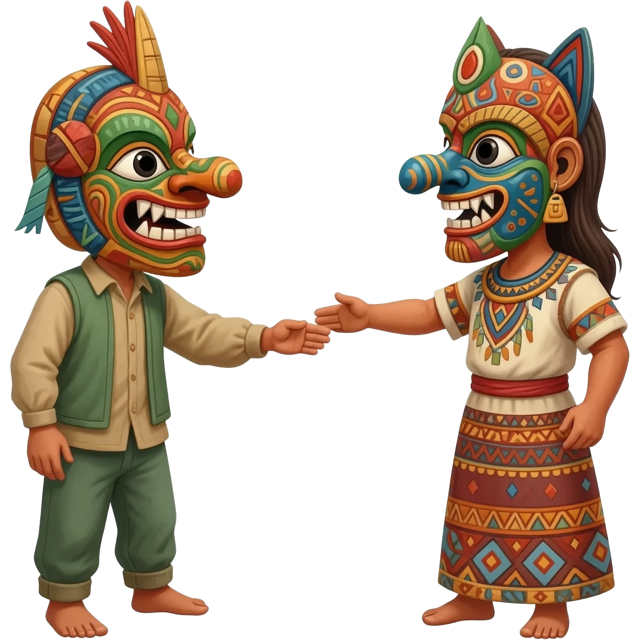 mascaras intercambio emoji