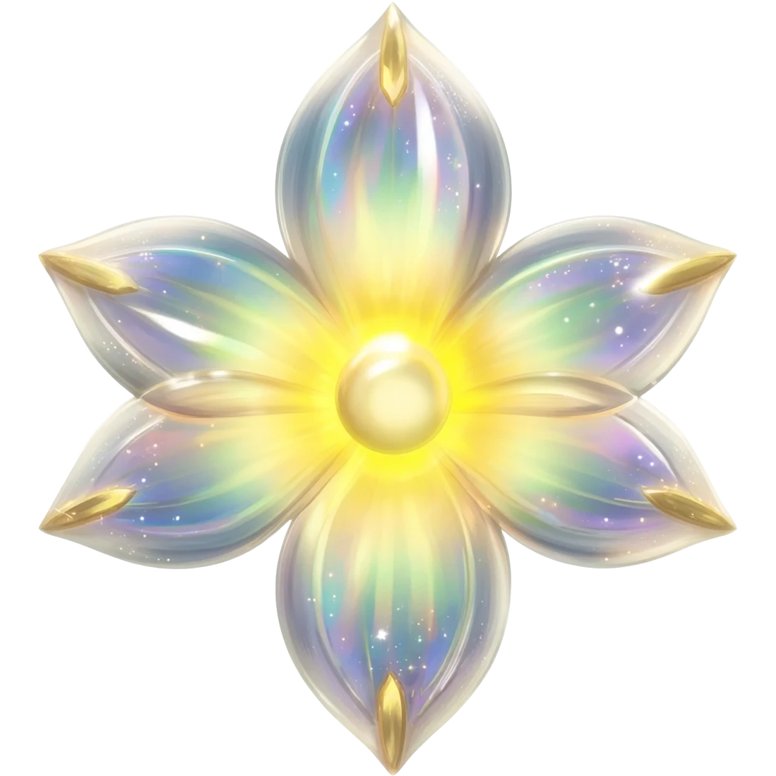 Shiny sparkling epic legendary aesthetic decorative floating glowing Amaura-Aurora-Aurorus-Meloetta-Palkia-Flower emoji