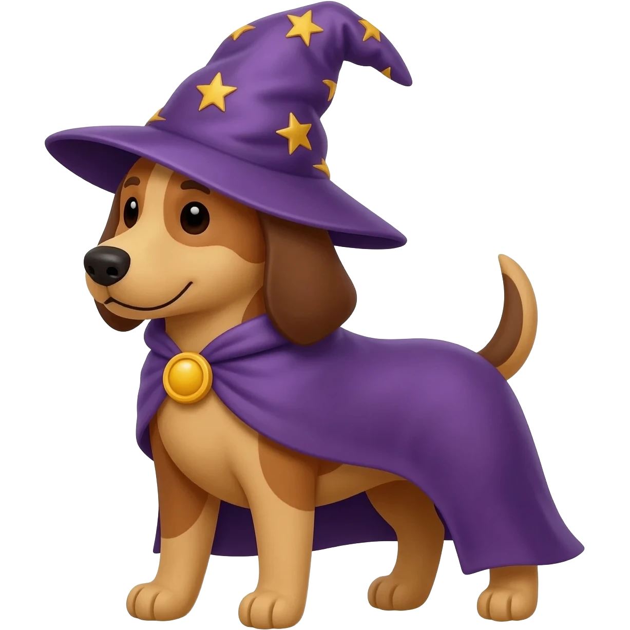 Dog wizard emoji