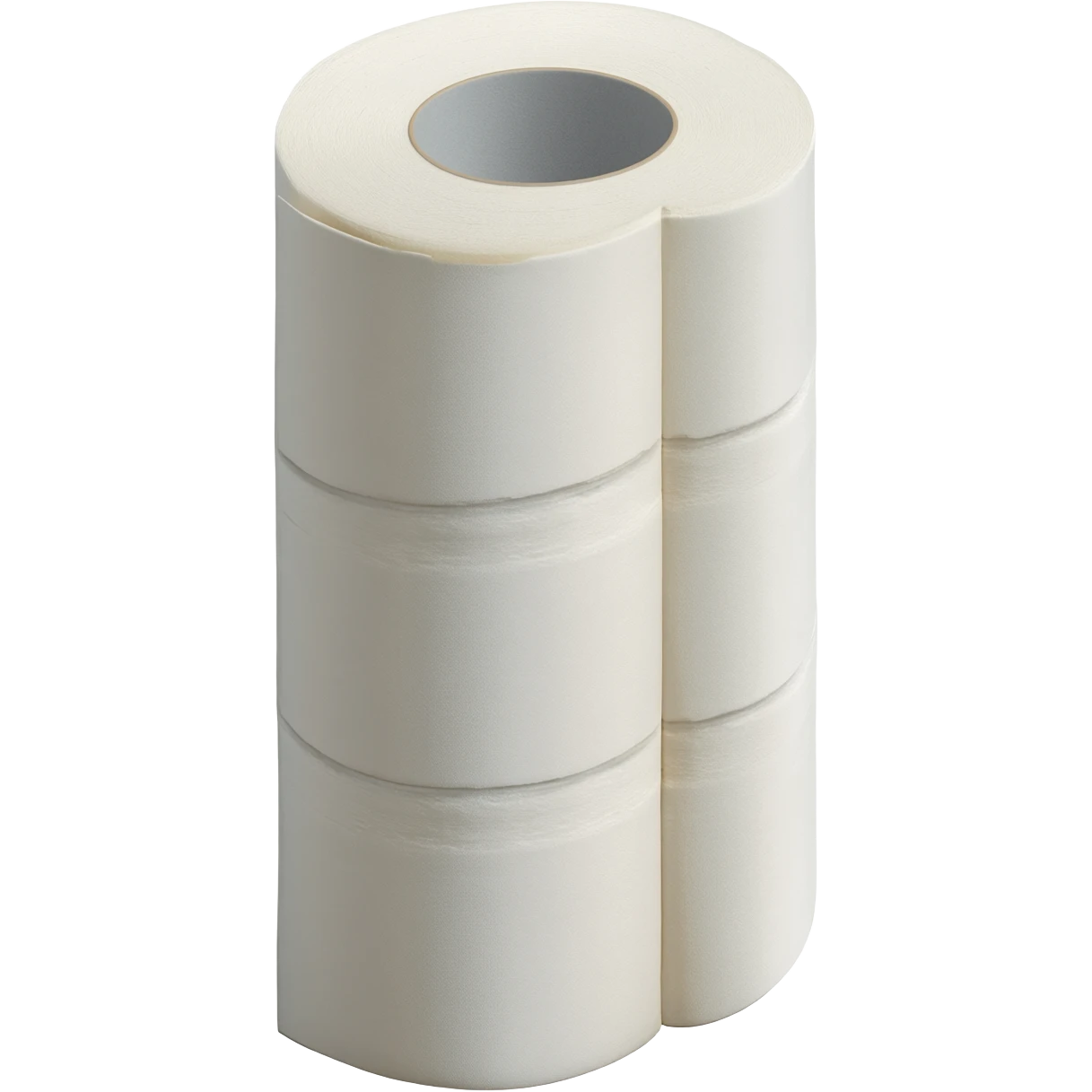 Torre de 12 rollos de papel higiénico con billetes en vez de papel emoji