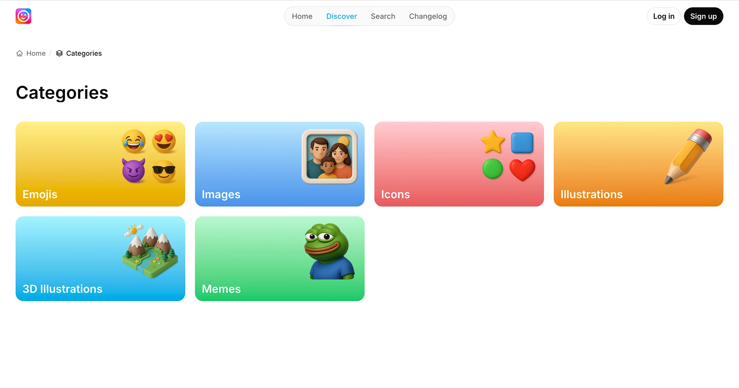 showcase of browse page