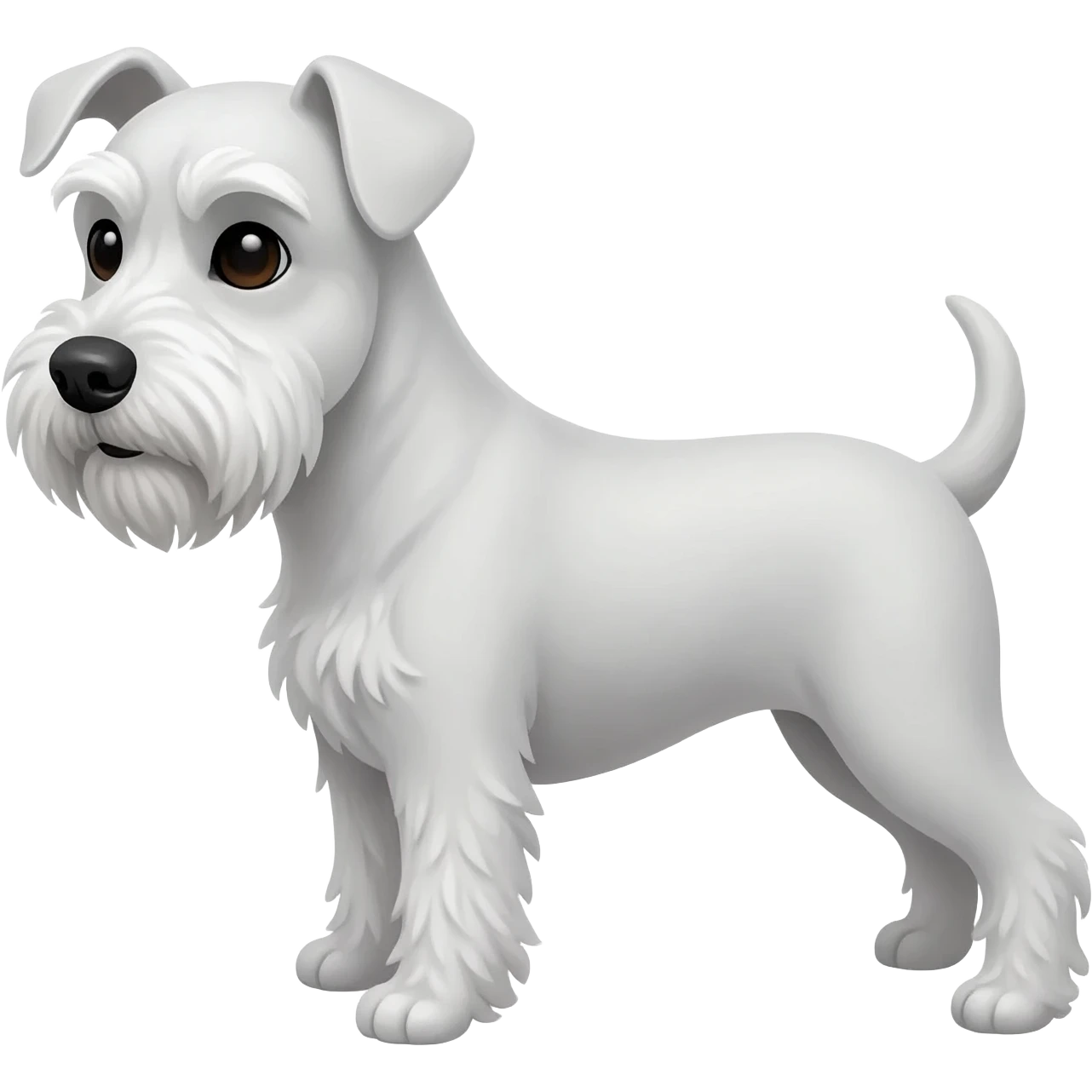white schnauzer emoji