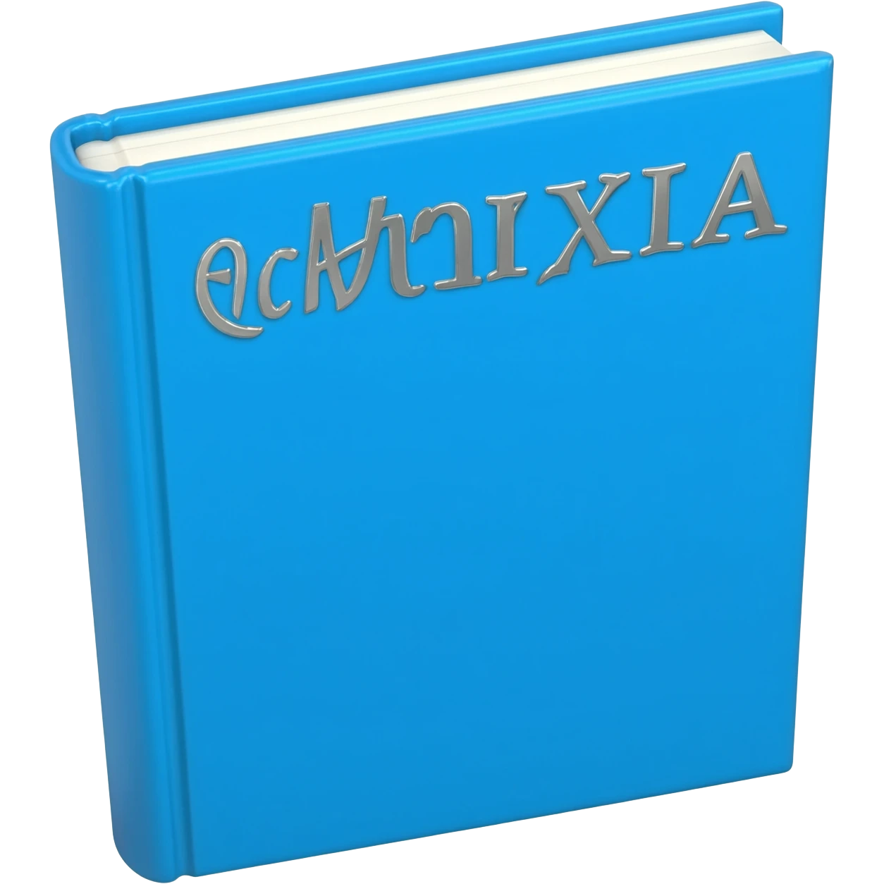 bright blue book emoji