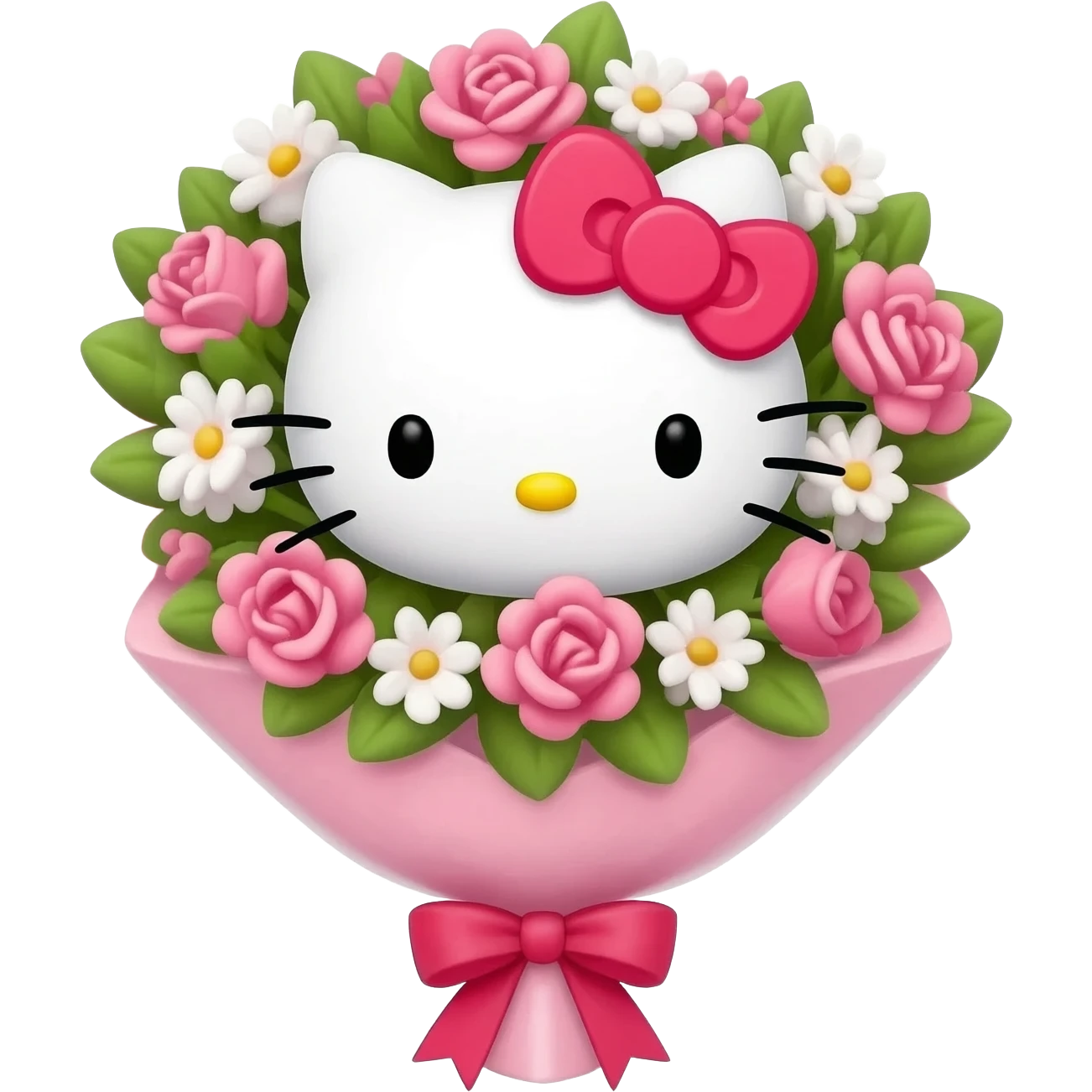 hello kitty bouquet emoji