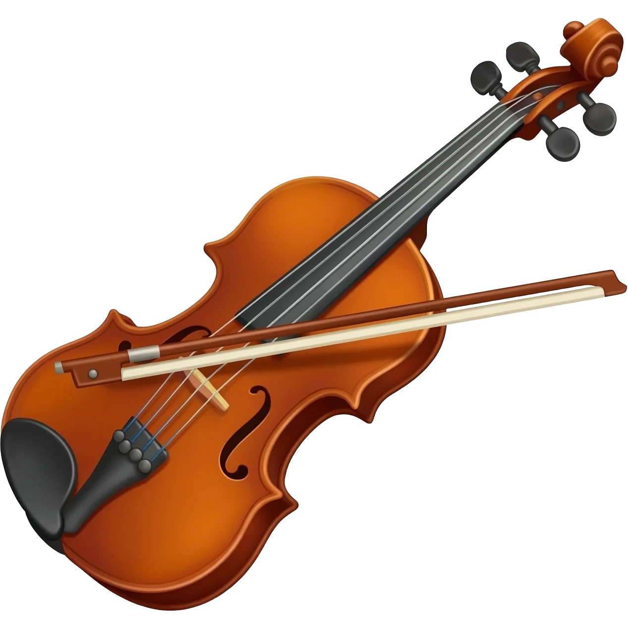 Singing voilin emoji