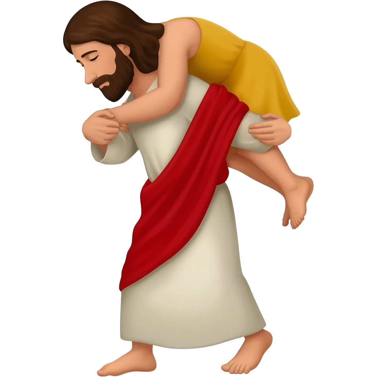 Jesus carrying me emoji