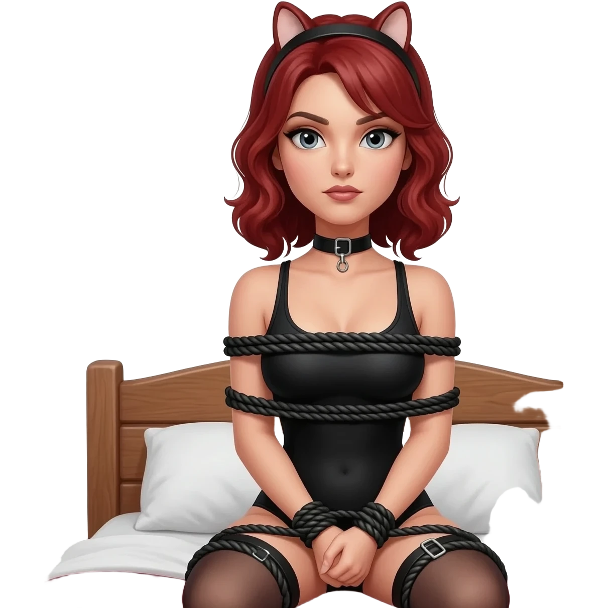 Bdsm girl bed bound emoji