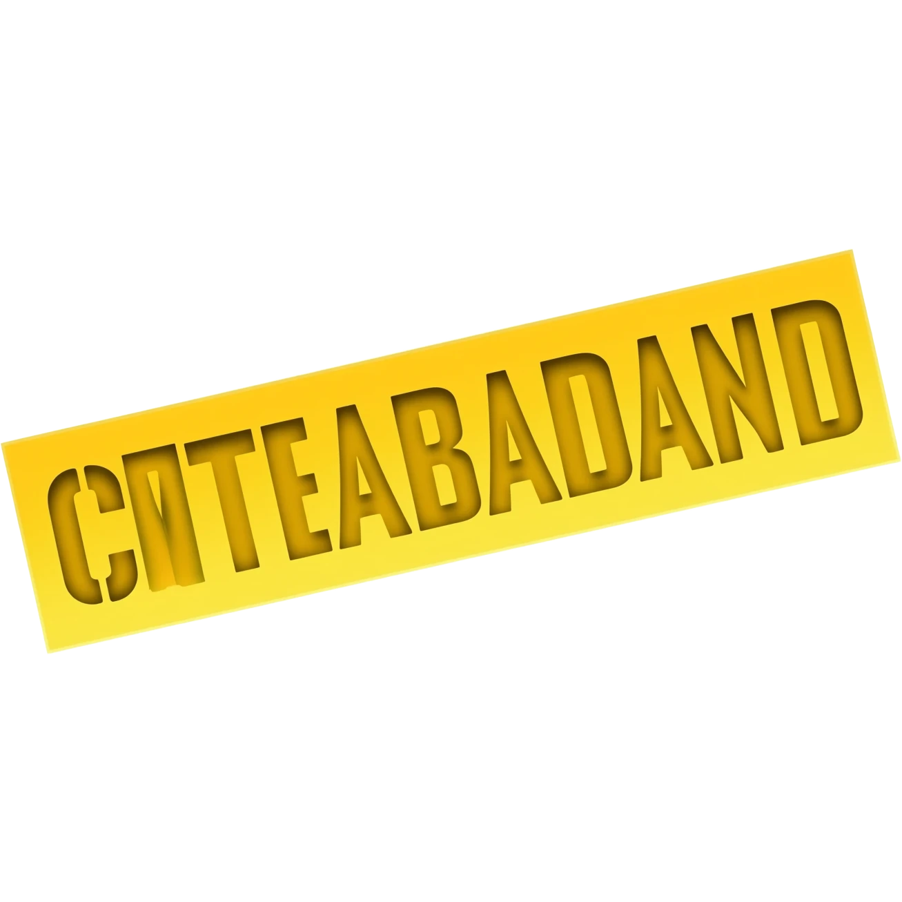 add a "contraband" yellow text emoji