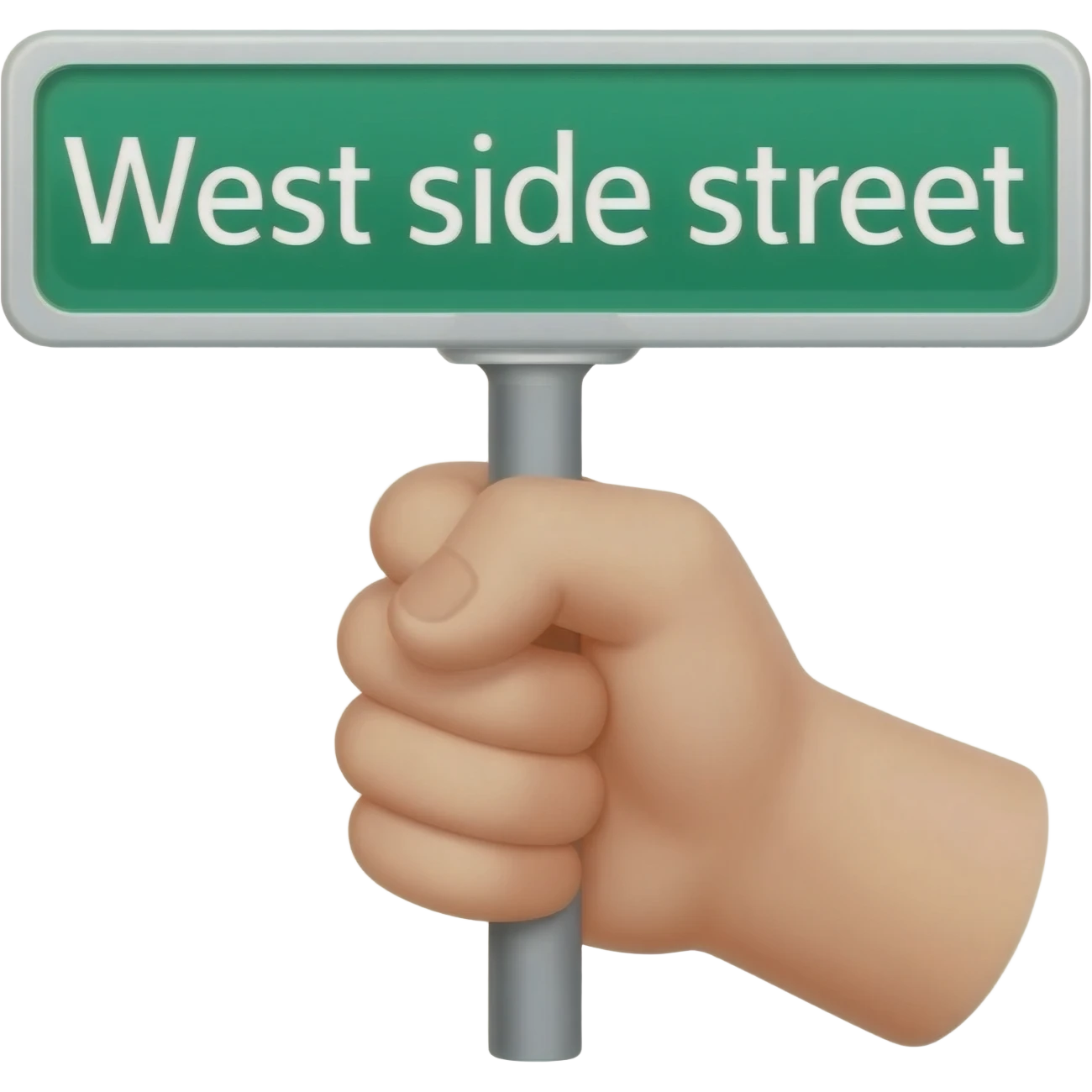 West side sign by hand emoji emoji