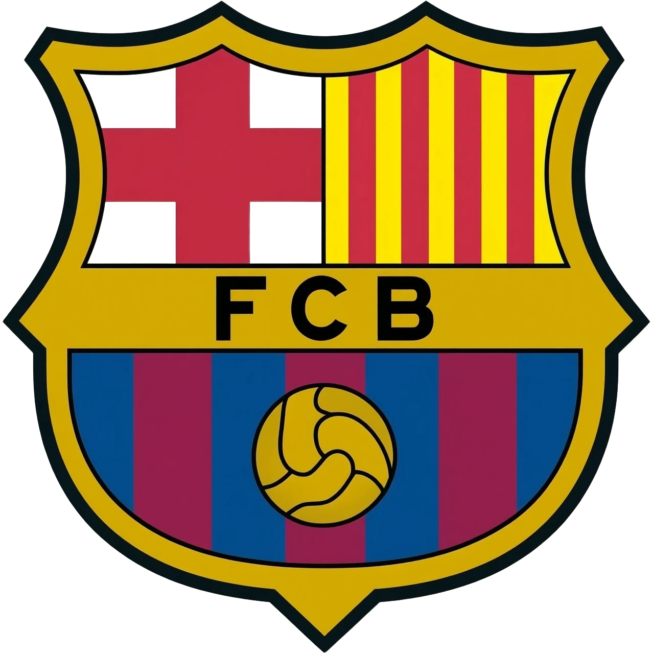 Fc Barcelona logo emoji