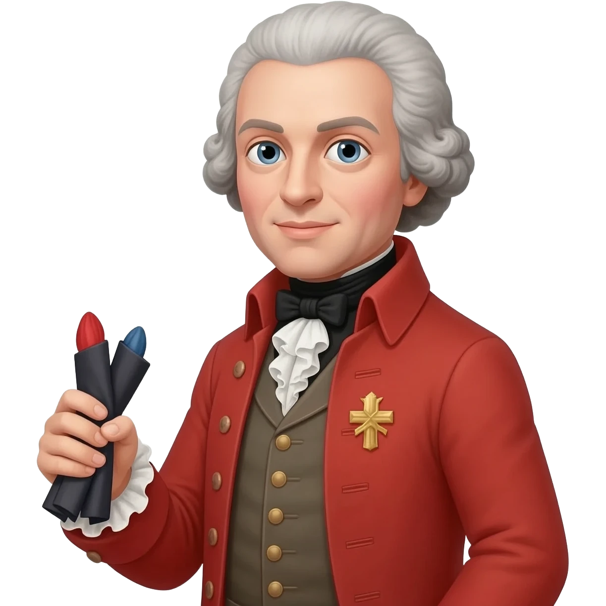 Mozart avec des Jordane et une Cara plis en main emoji