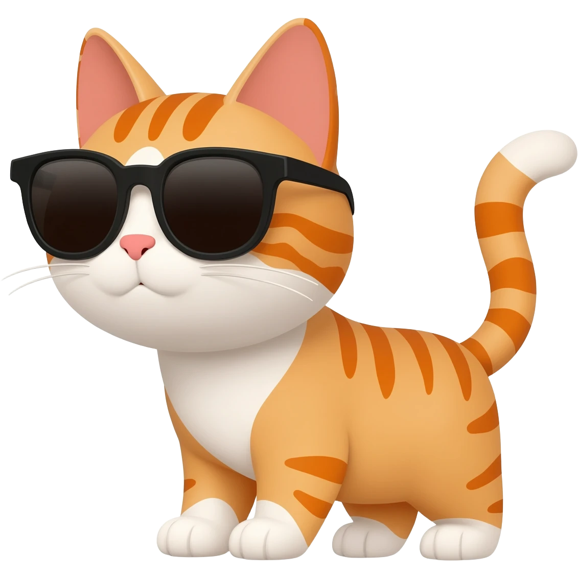 Cat wearing sunglasses emoji