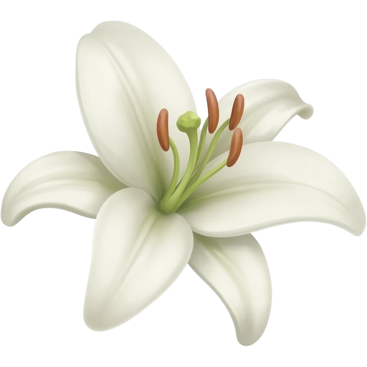 White lily emoji