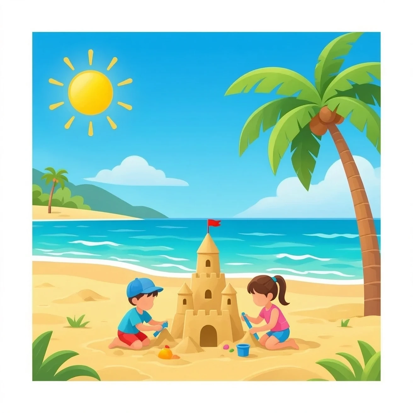 yellow summer holiday emoji