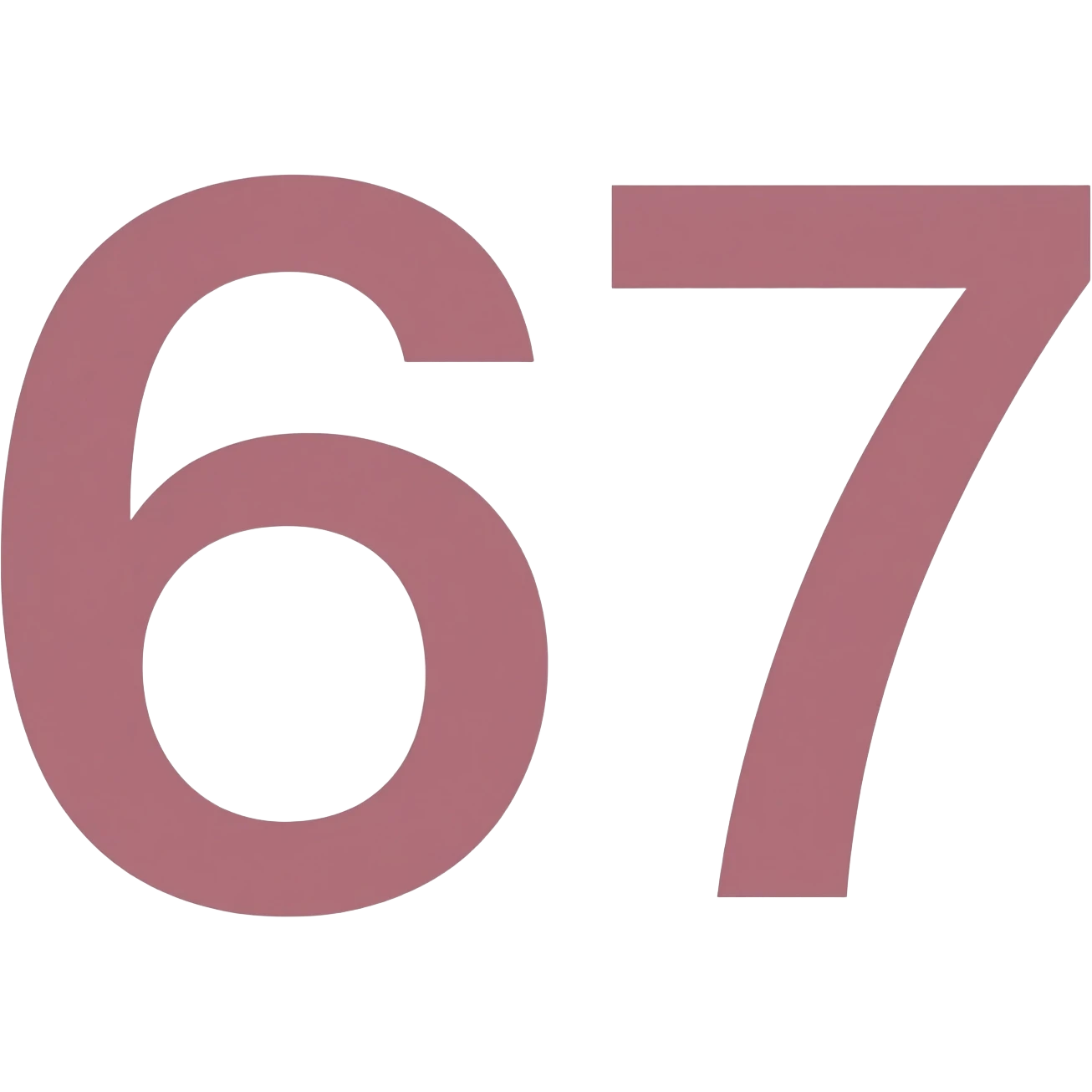 Make it a emoji with 67 emoji