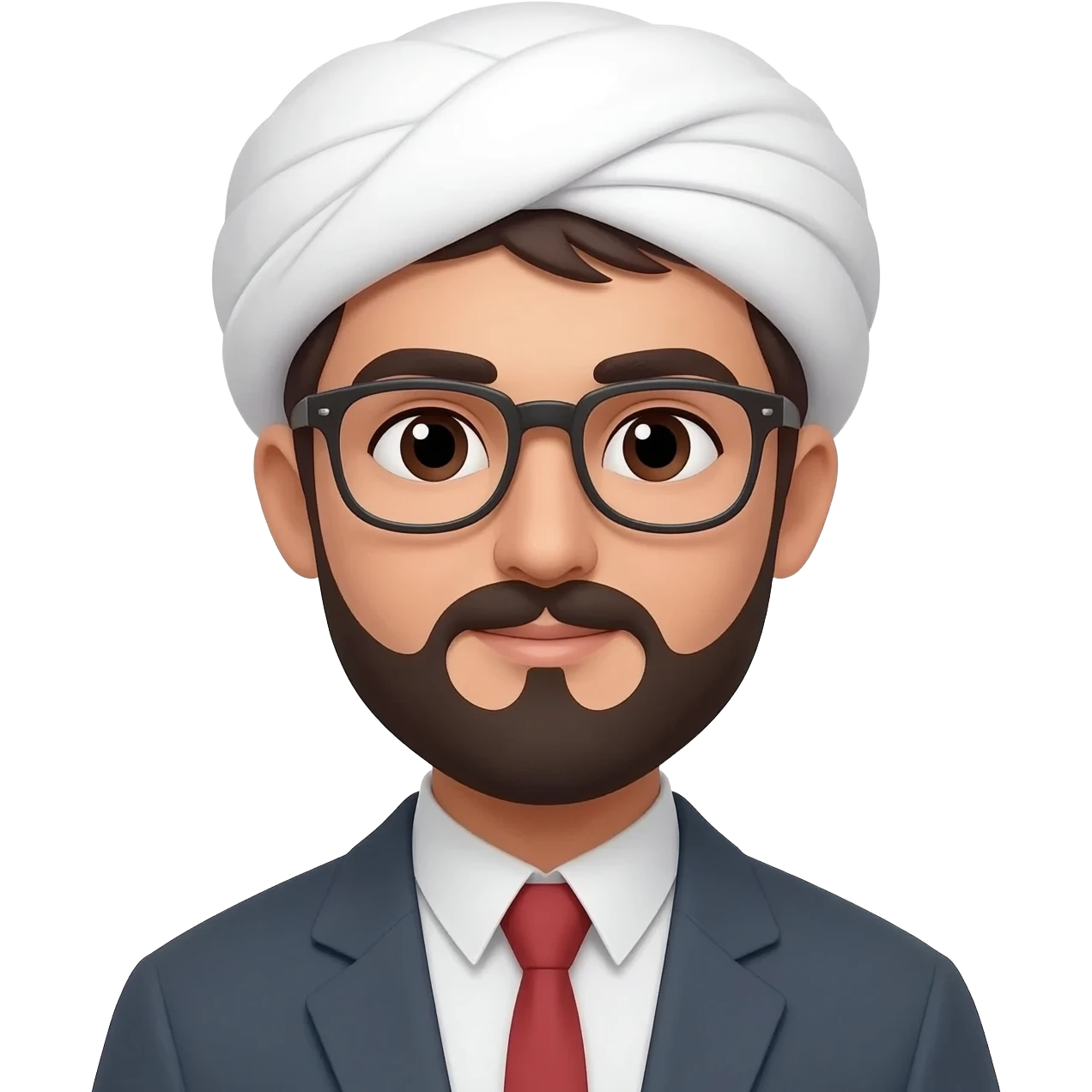 Succes young Al Qur'an teacher berkacamata tidak berjanggut dan berkumis emoji