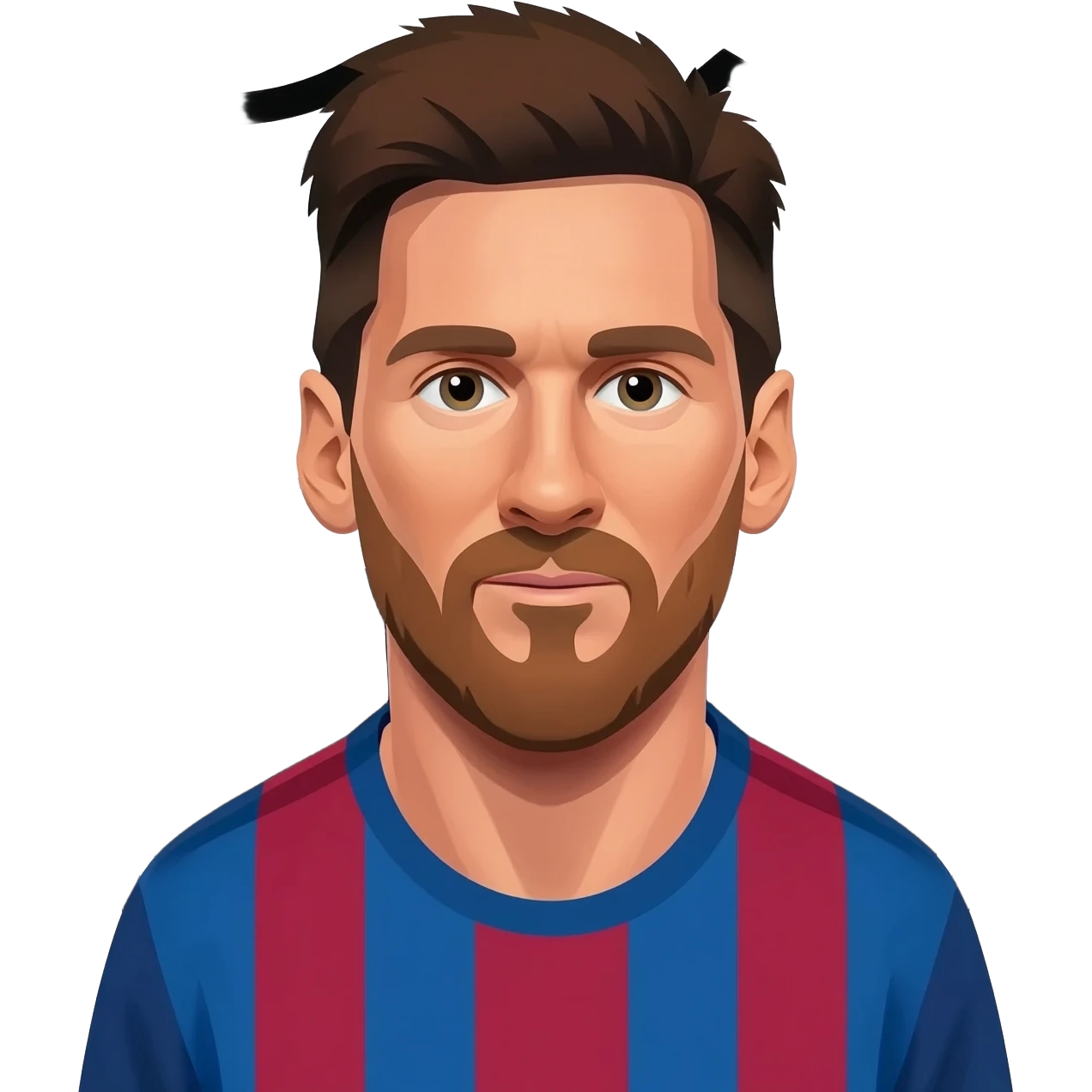 barcelona black and white logo with messi in colour and jersey and messi and asthetic logo emoji
