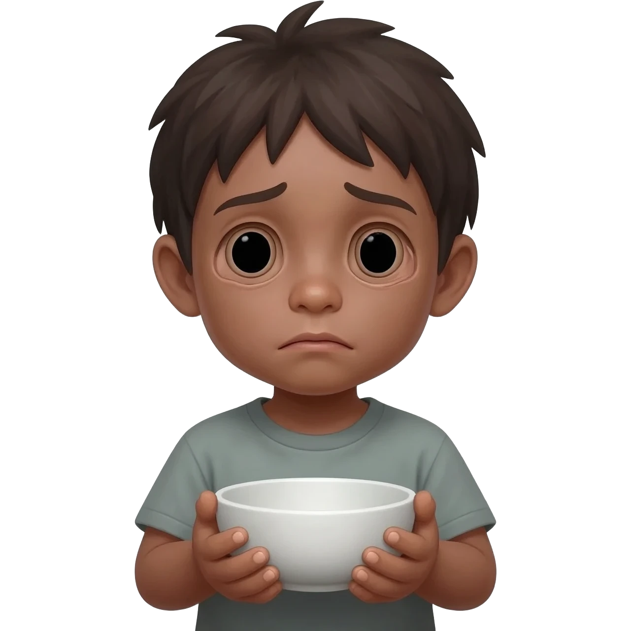 widespread famine emoji