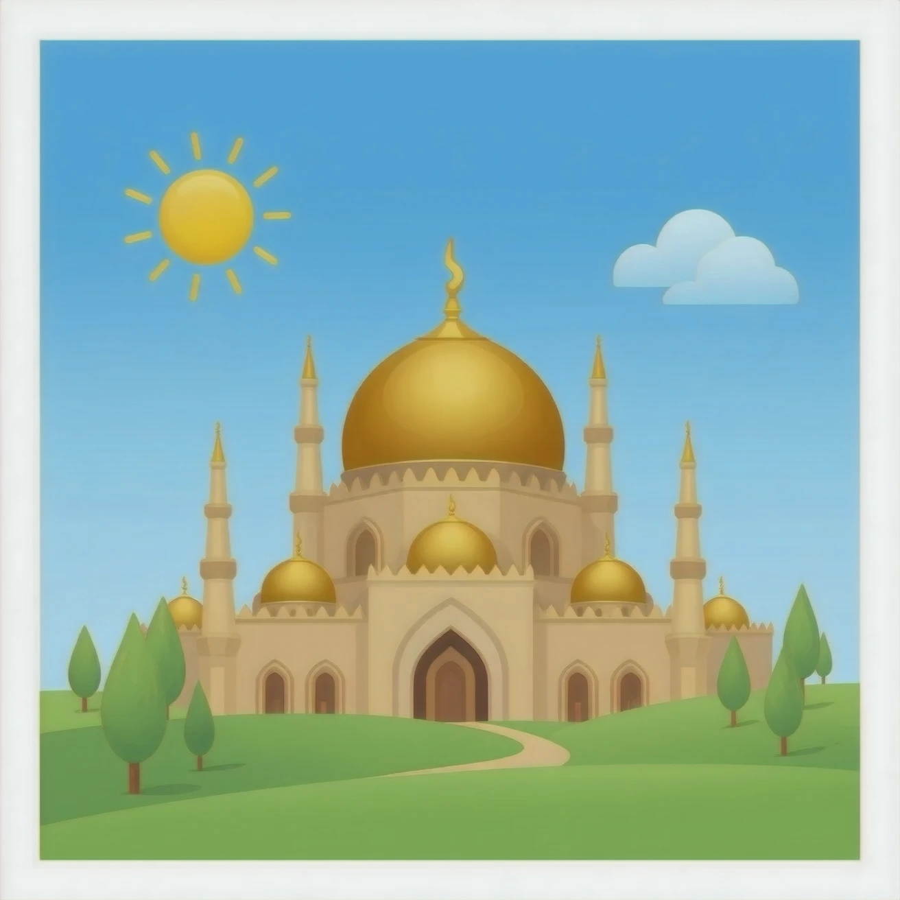 bronze mosque emoji