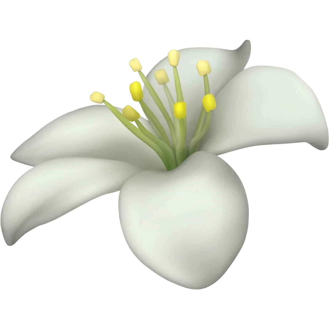 Jasmine flower emoji