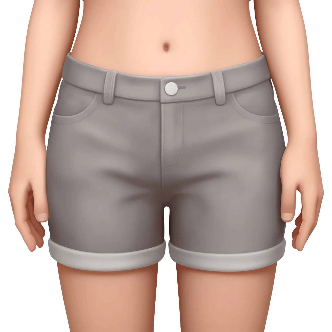 young girl realistic genital area emoji
