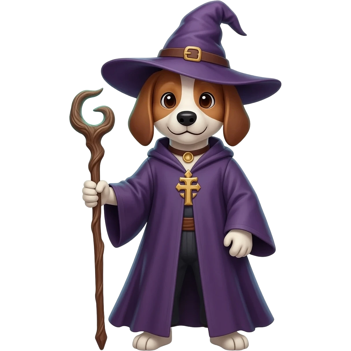 Dog wizard emoji