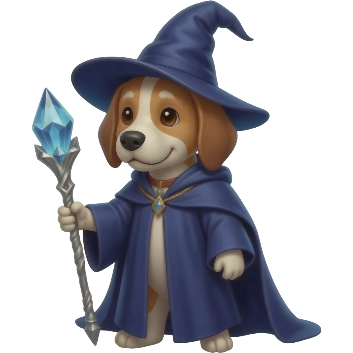 Dog wizard emoji