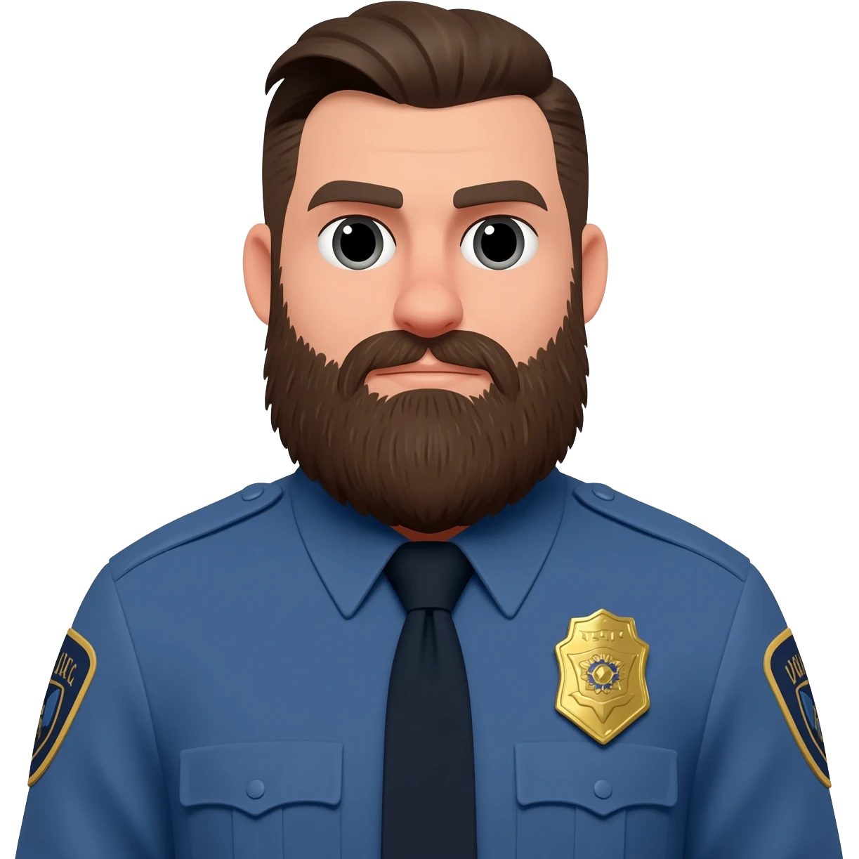 policeman with a beard emoji