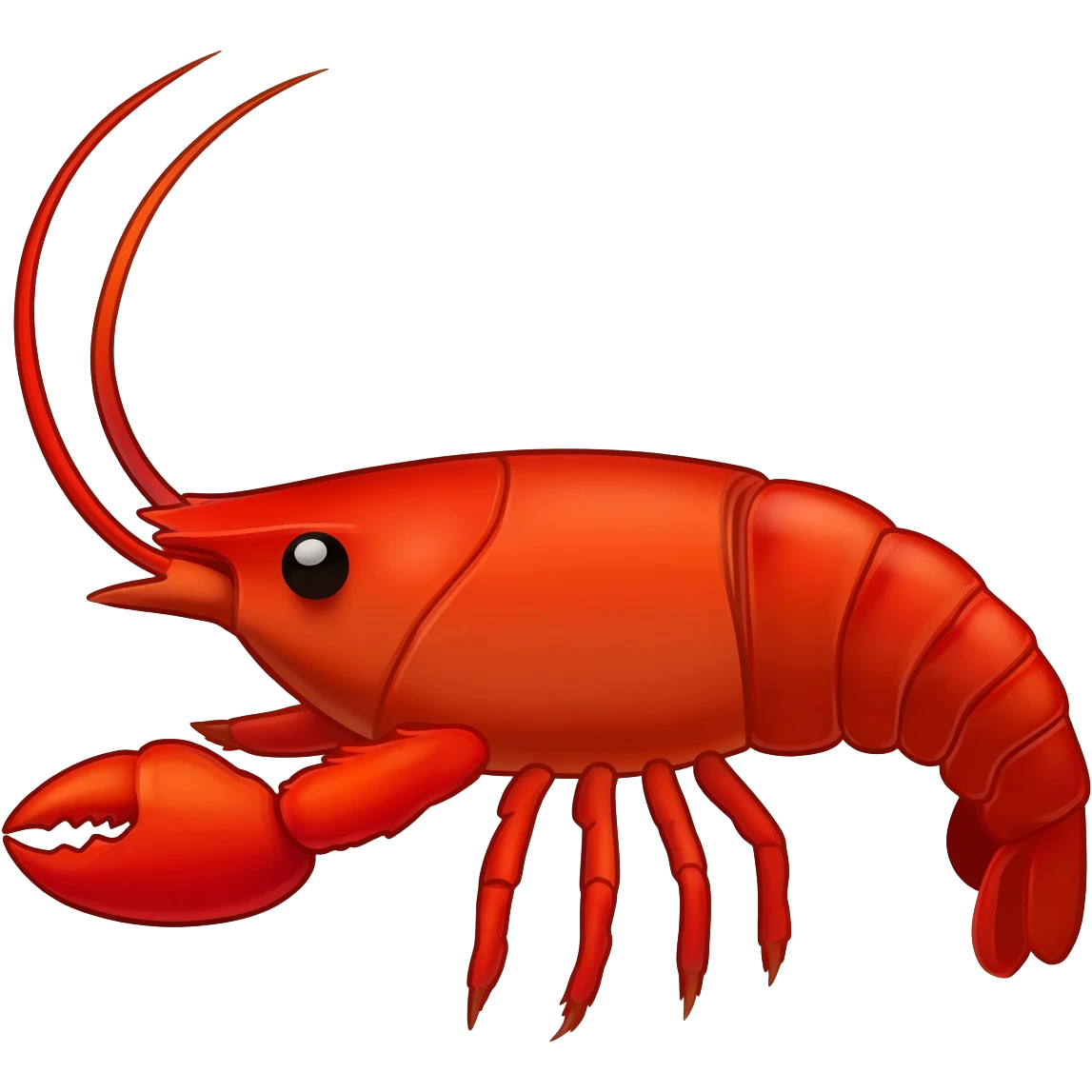 Crayfish a painter emoji